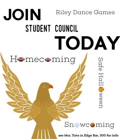 Join Student Council Today flyer