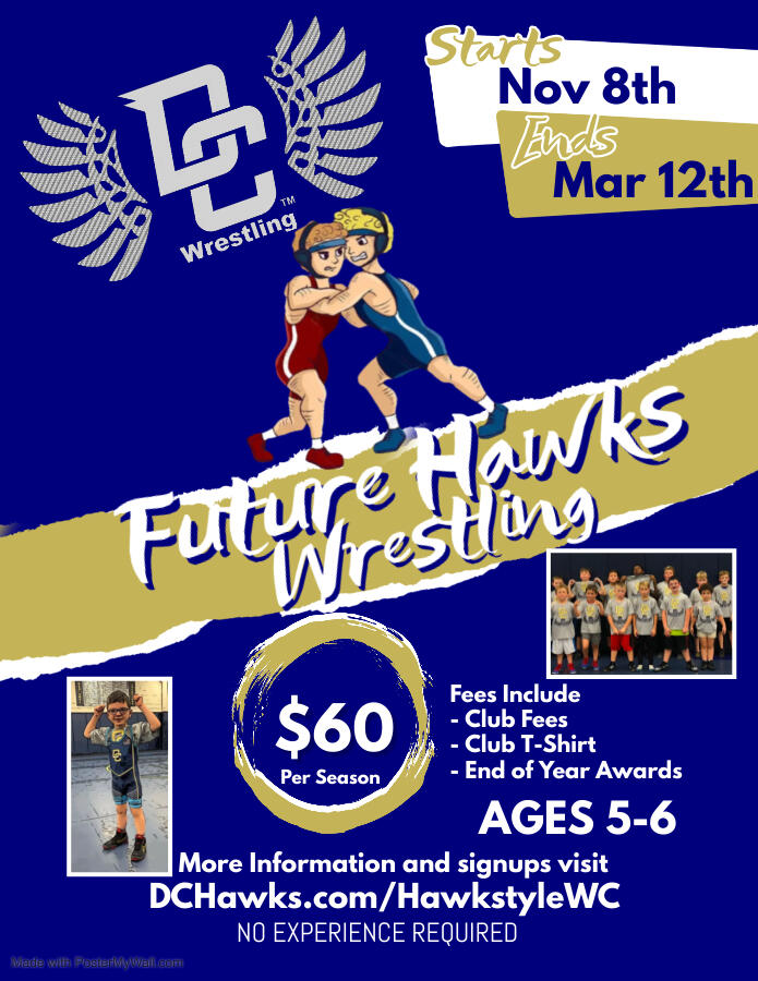 Future Hawks Wrestling Ages 5-6