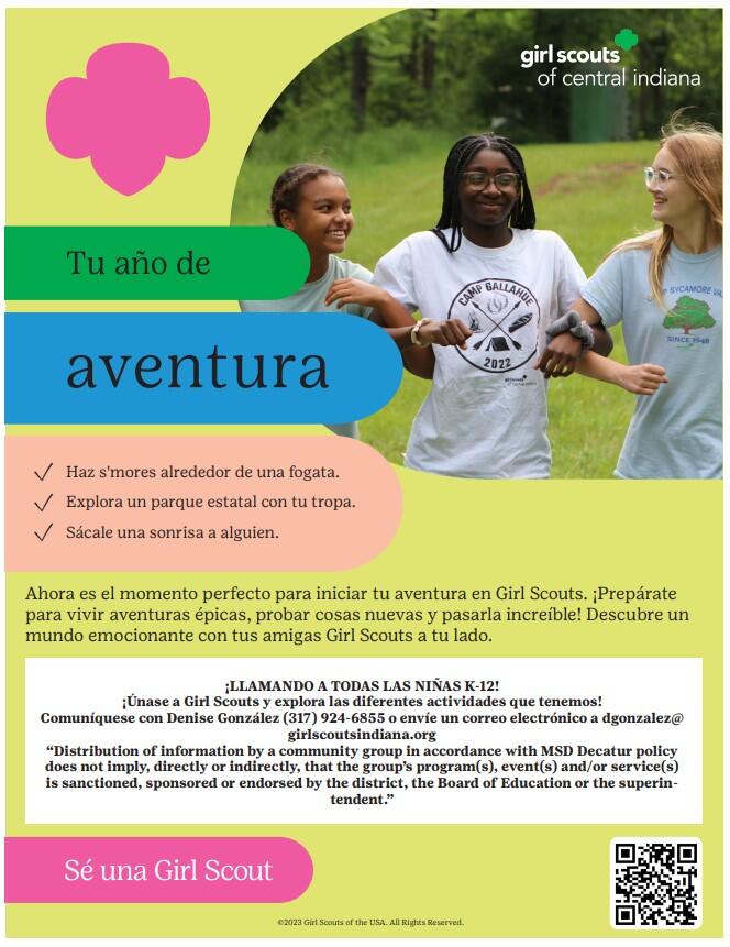 Join Girl Scouts- Spanish