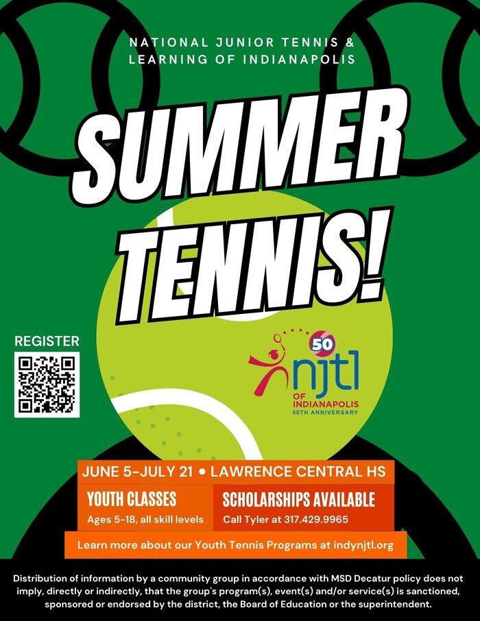Summer Tennis Youth Classes