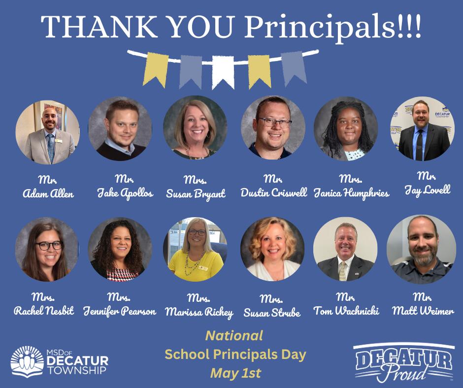National School Principals Day May 1st 2023